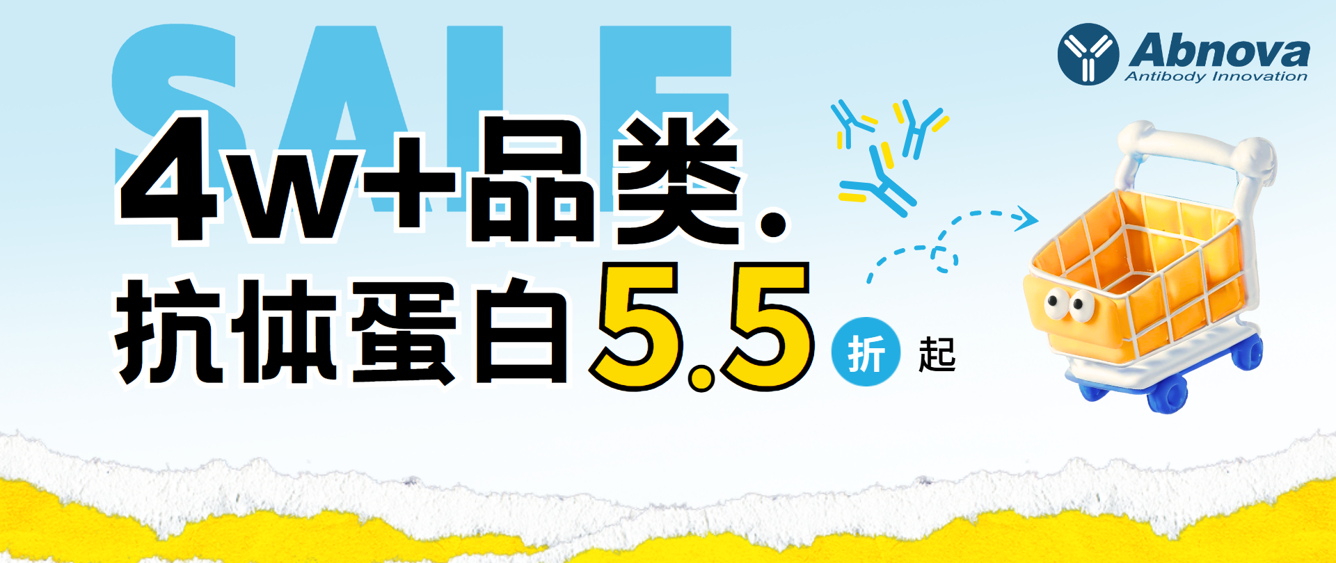 Abnova惊喜促销 | 4w+抗体蛋白品目55折起，你说city不city？