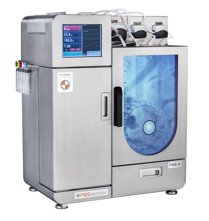 PBS垂直轮生物反应器15L