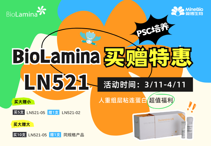 PSC培养用BioLaminin LN521买赠特惠！