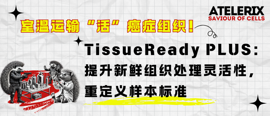 室温运输“活”癌症组织！TissueReady PLUS水凝胶技术：提升新鲜组织处理灵活性，重定义样本标准