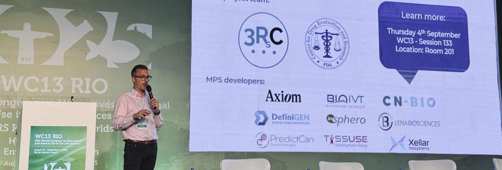 CN Bio的CSO在里约热内卢参加WC13 CN Bio的CSO在里约热内卢参加WC13