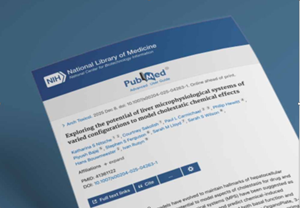 CN Bio品牌PhysioMimix Liver-12（LC12）肝MPS模型