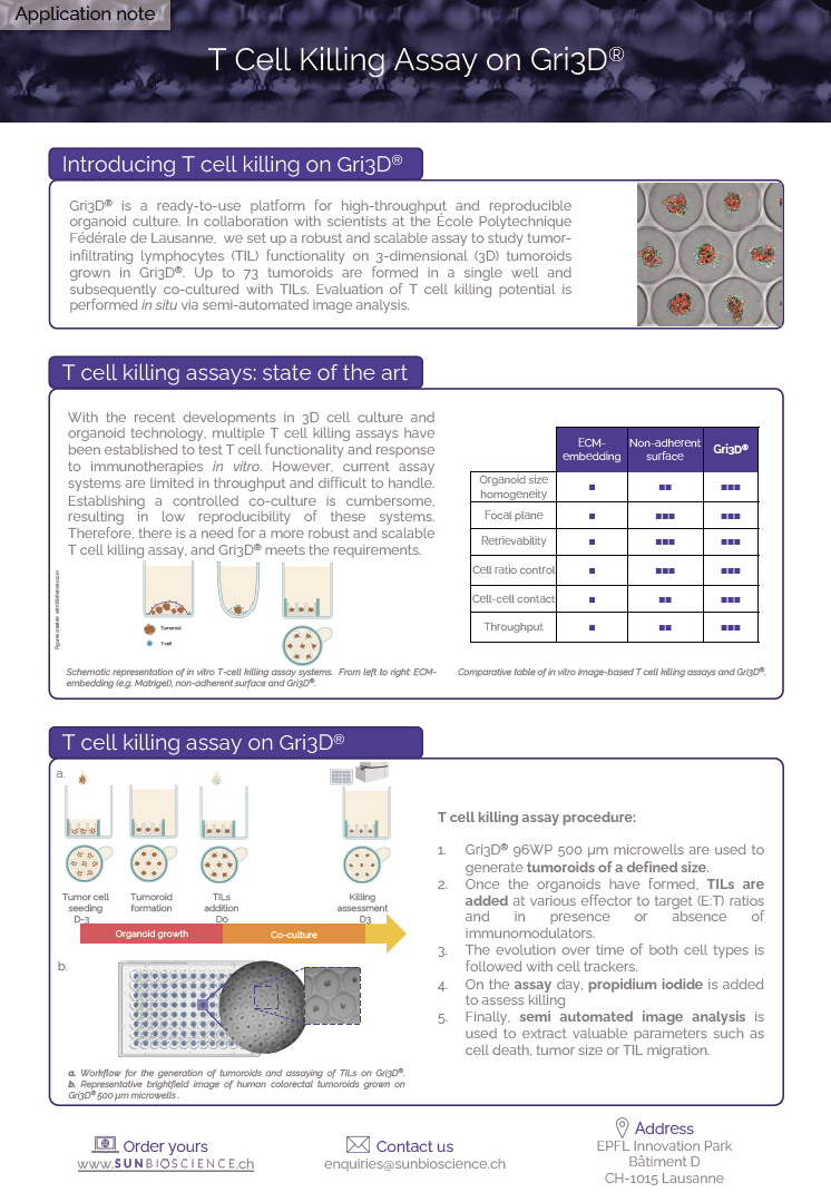 使用Gri3D板进行T细胞杀伤实验