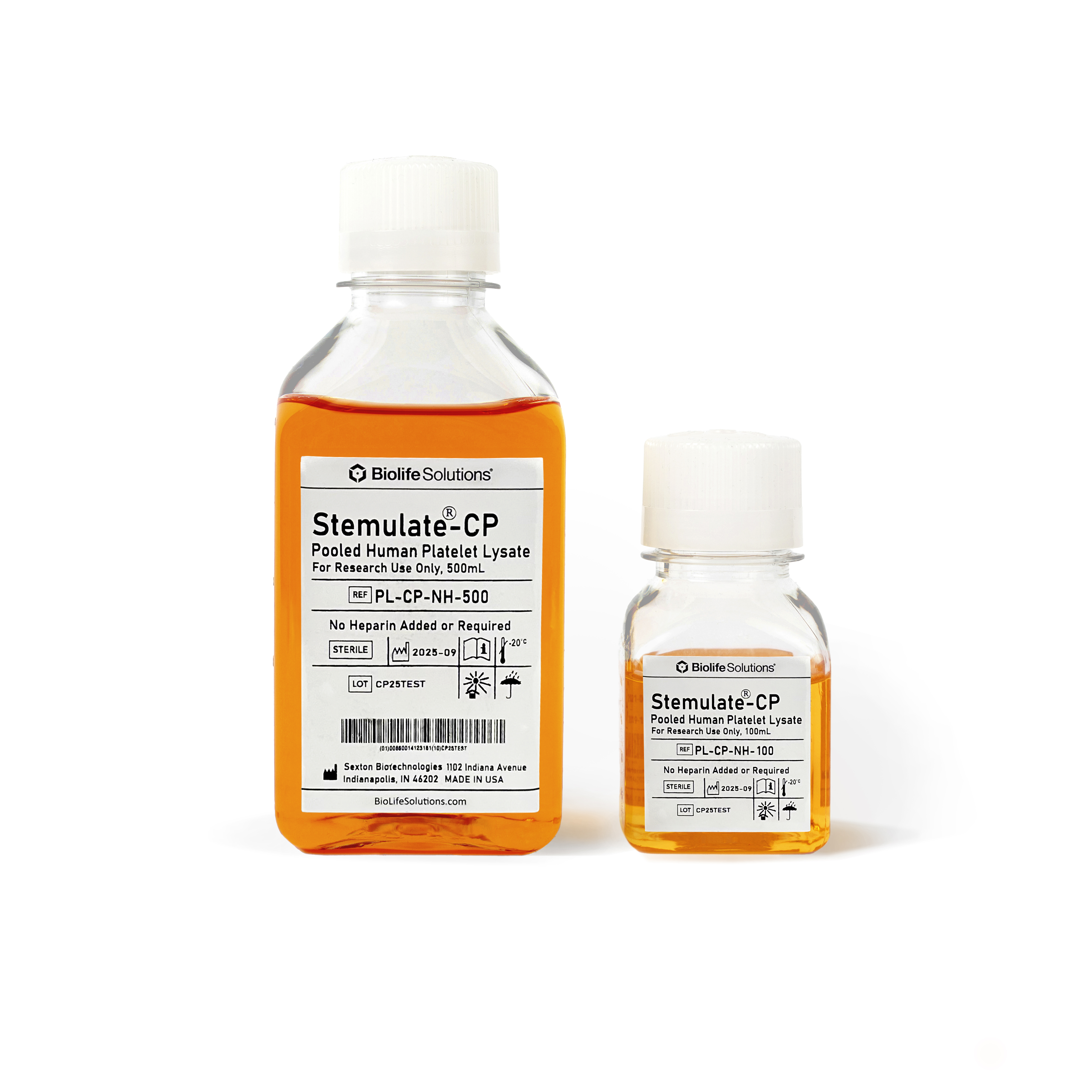 Sexton 人血小板裂解液hPL-Stemulate-CP Sexton 人血小板裂解液hPL-Stemulate-CP